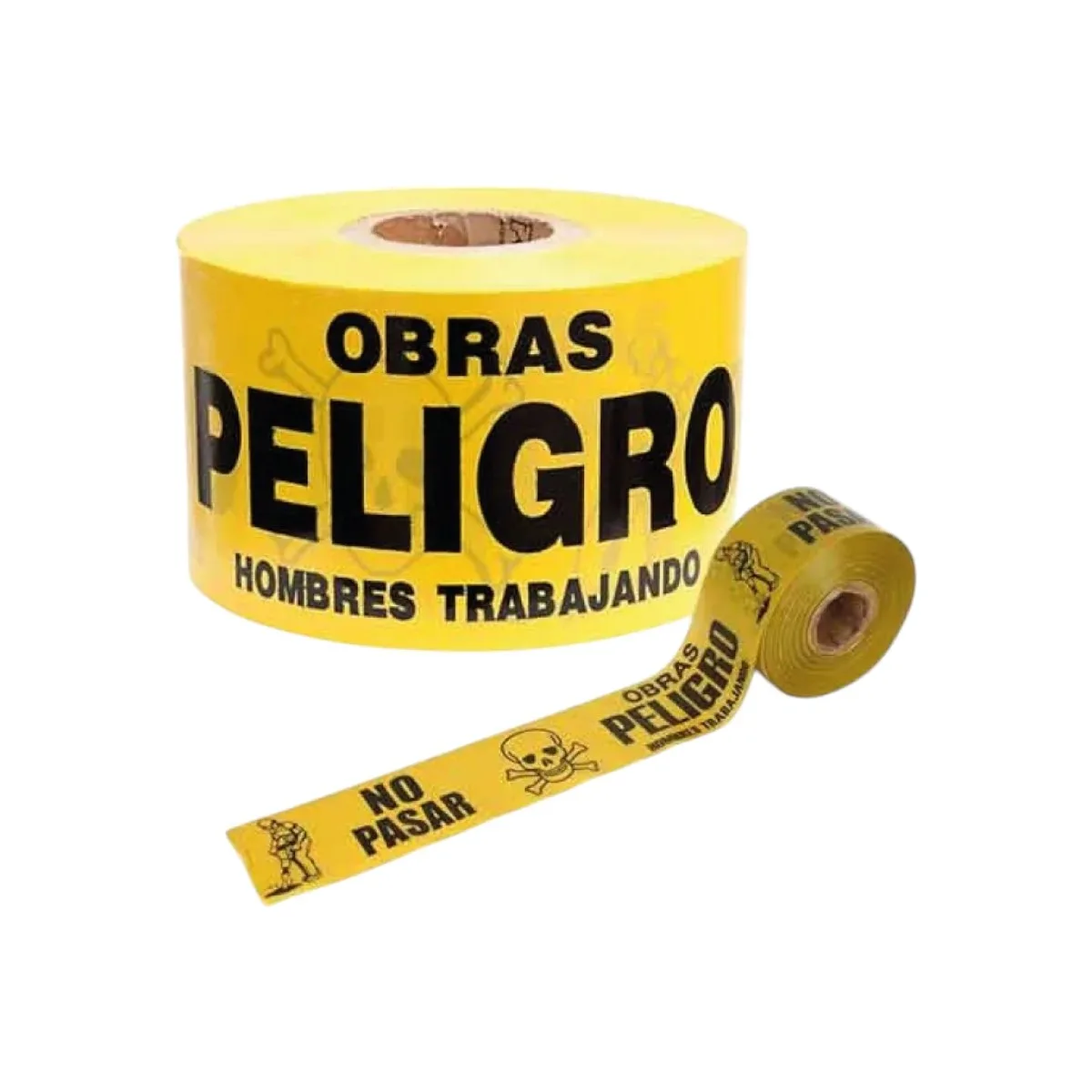 Cinta Señalizadora Tecseg Peligro Hombres Trabajando