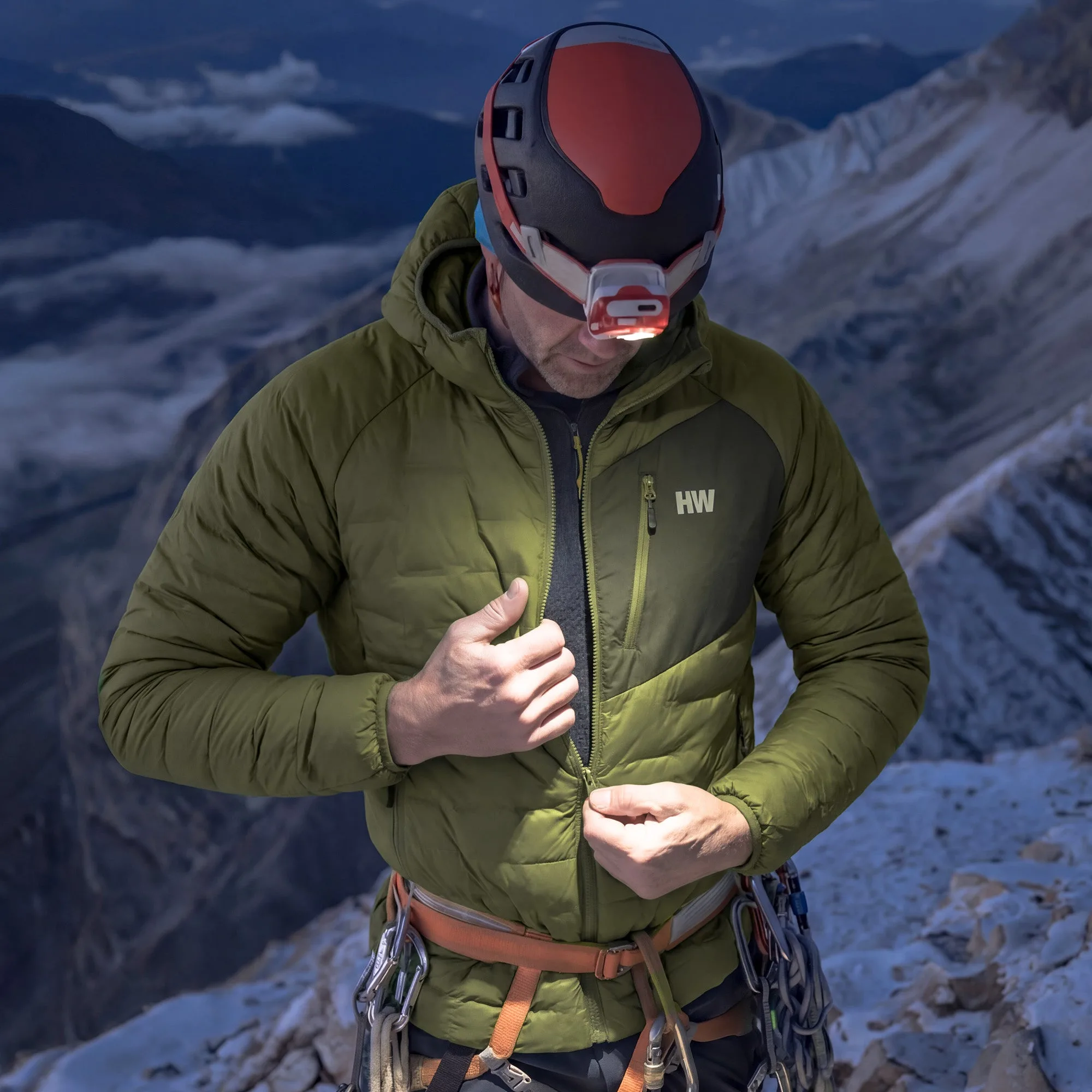 Parka Insulada HW Explorer Hombre Verde Oliva