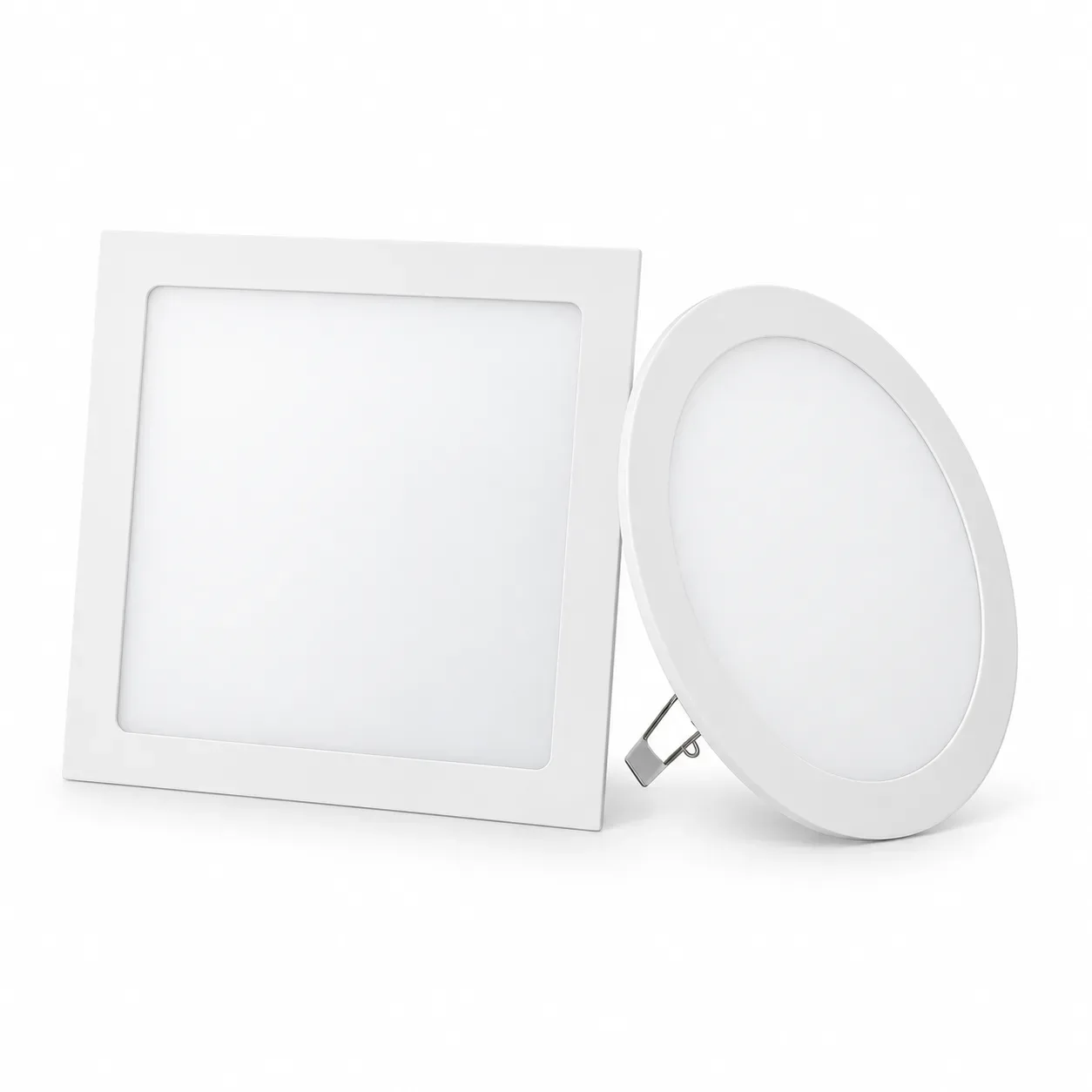 Panel LED empotrable slim 18W y 24W con tres tonos de luz NUVORA