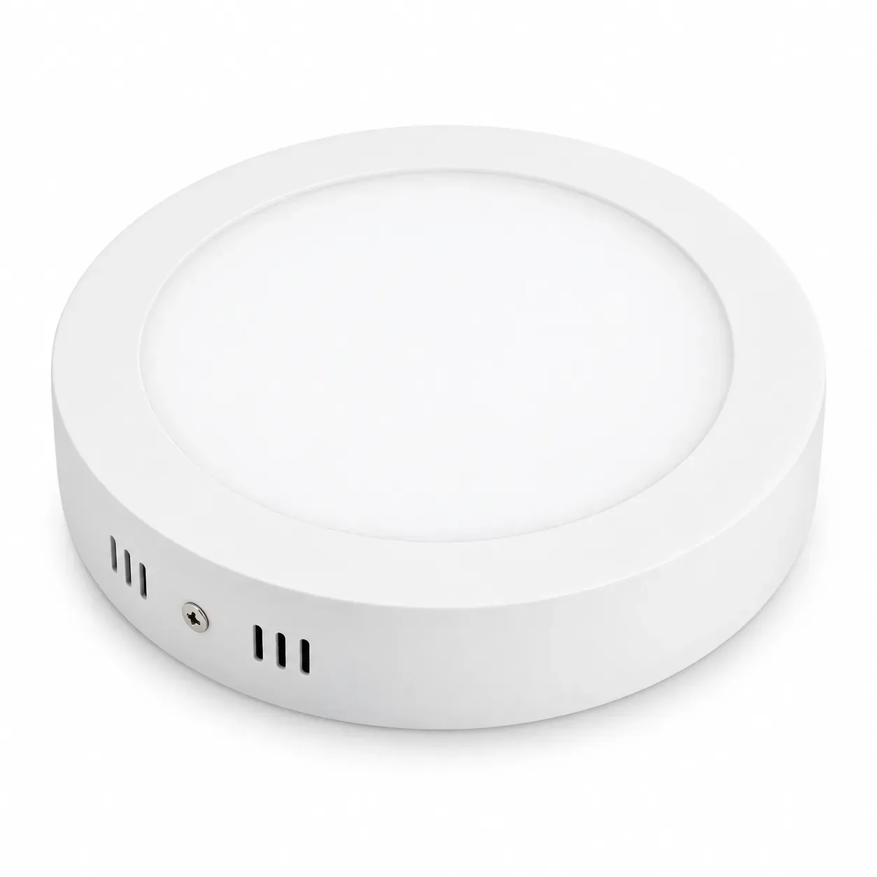 Panel LED adosable circular 6W con luz cálida y fría DIXON