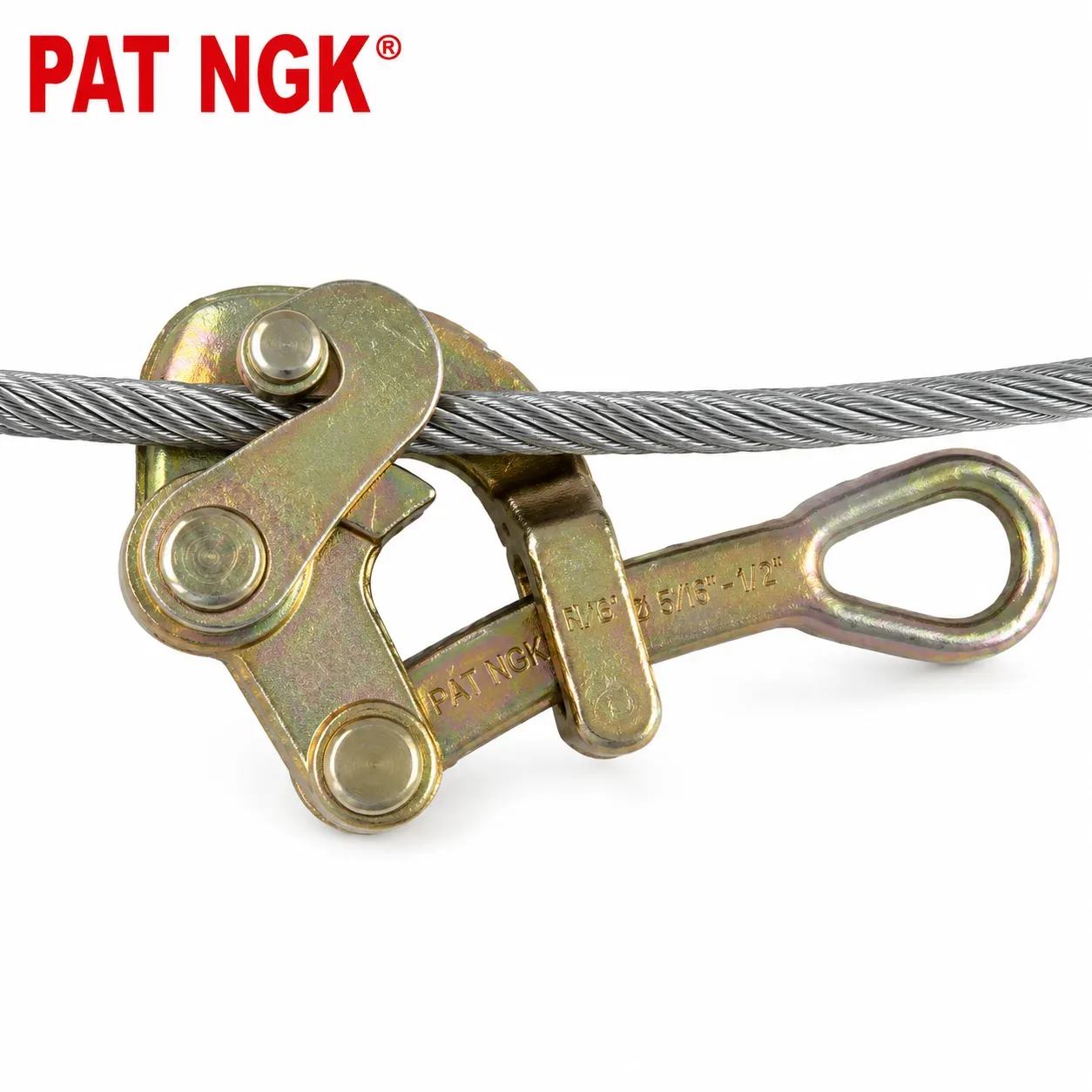 MORDAZA TIPO SAPO P/CABLE MENSAJERO 3 – 14mm 1604-20L PAT NGK