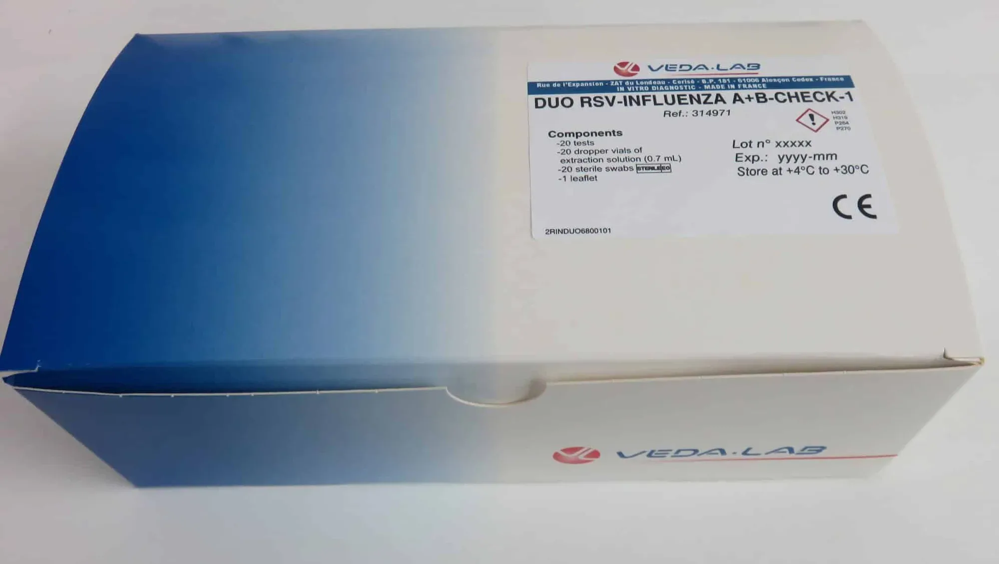 VedaLab DUO RSV-Influenza A+B Check-1