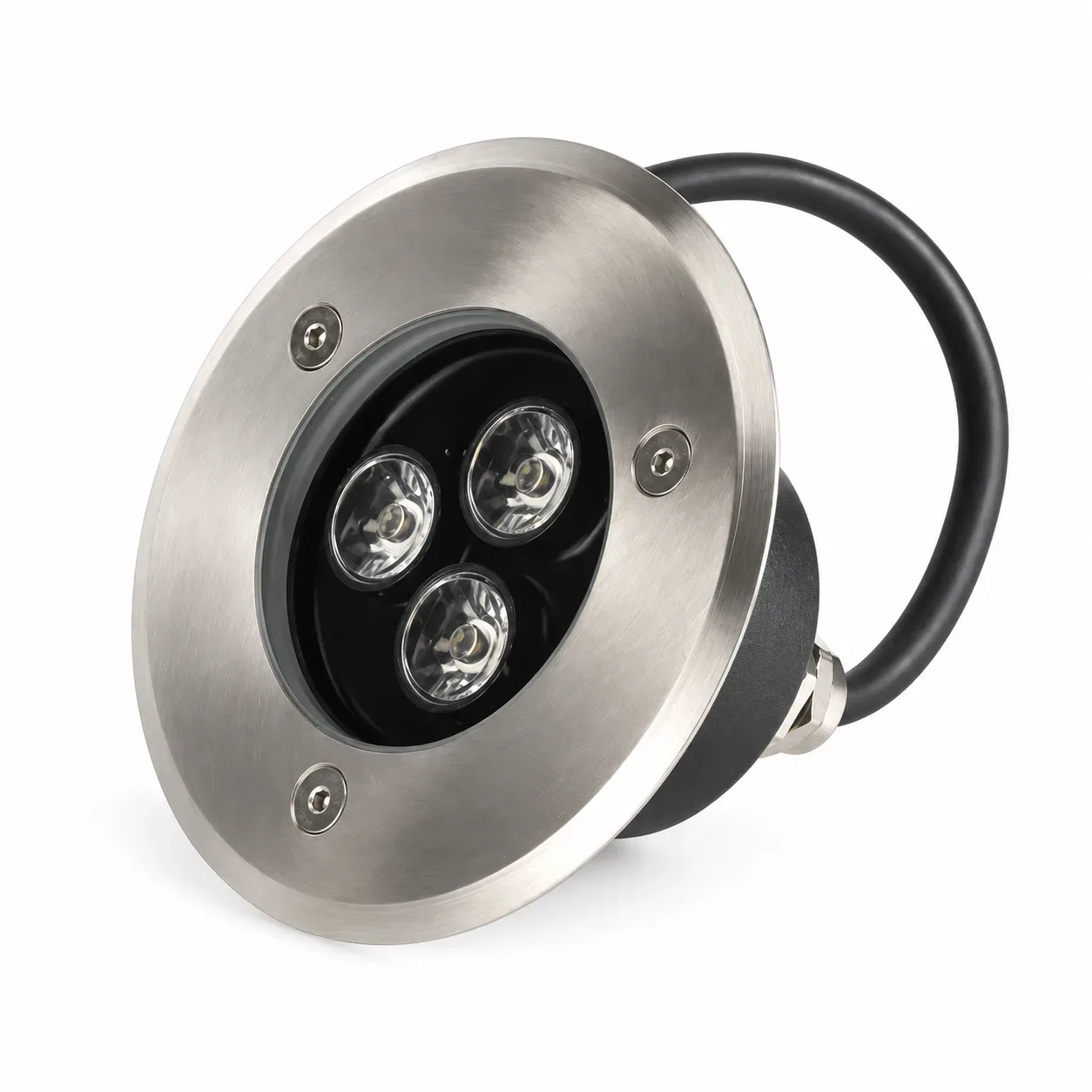 Spot LED de piso orientable IP67 con tres tonos de luz OPALUX