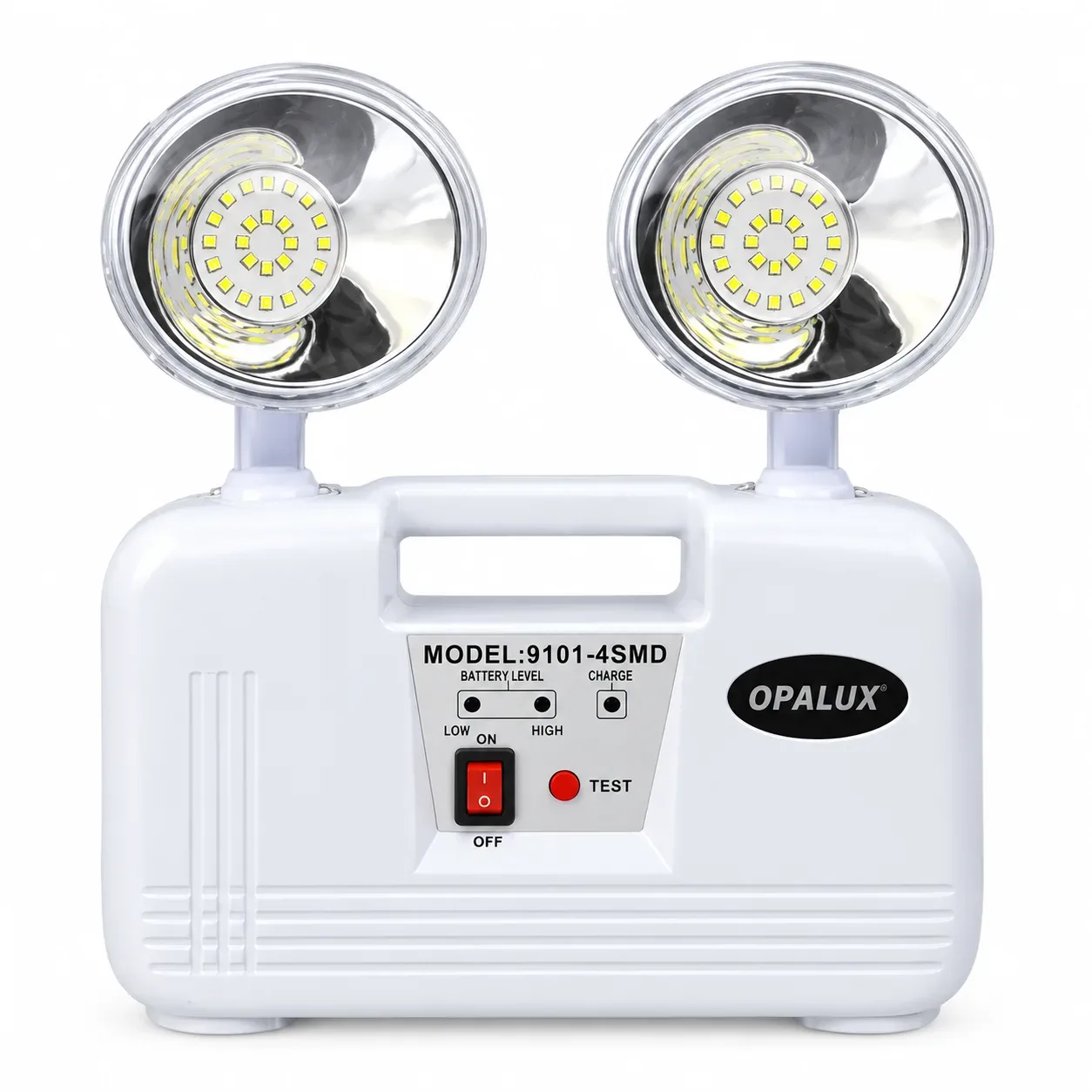 Lámpara de emergencia LED slim de 4 LED con 4 horas de autonomía OPALUX 9101.4SMD