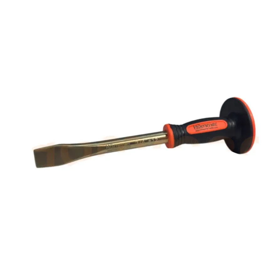 Cincel Plano Cilindrico de Bronce con Mango de 3/4″x 12″ CRBM34