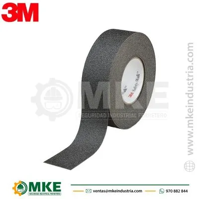 3M™ Safety-Walk™ Cinta Antideslizante de Propósito General 610, Negra, 2 in