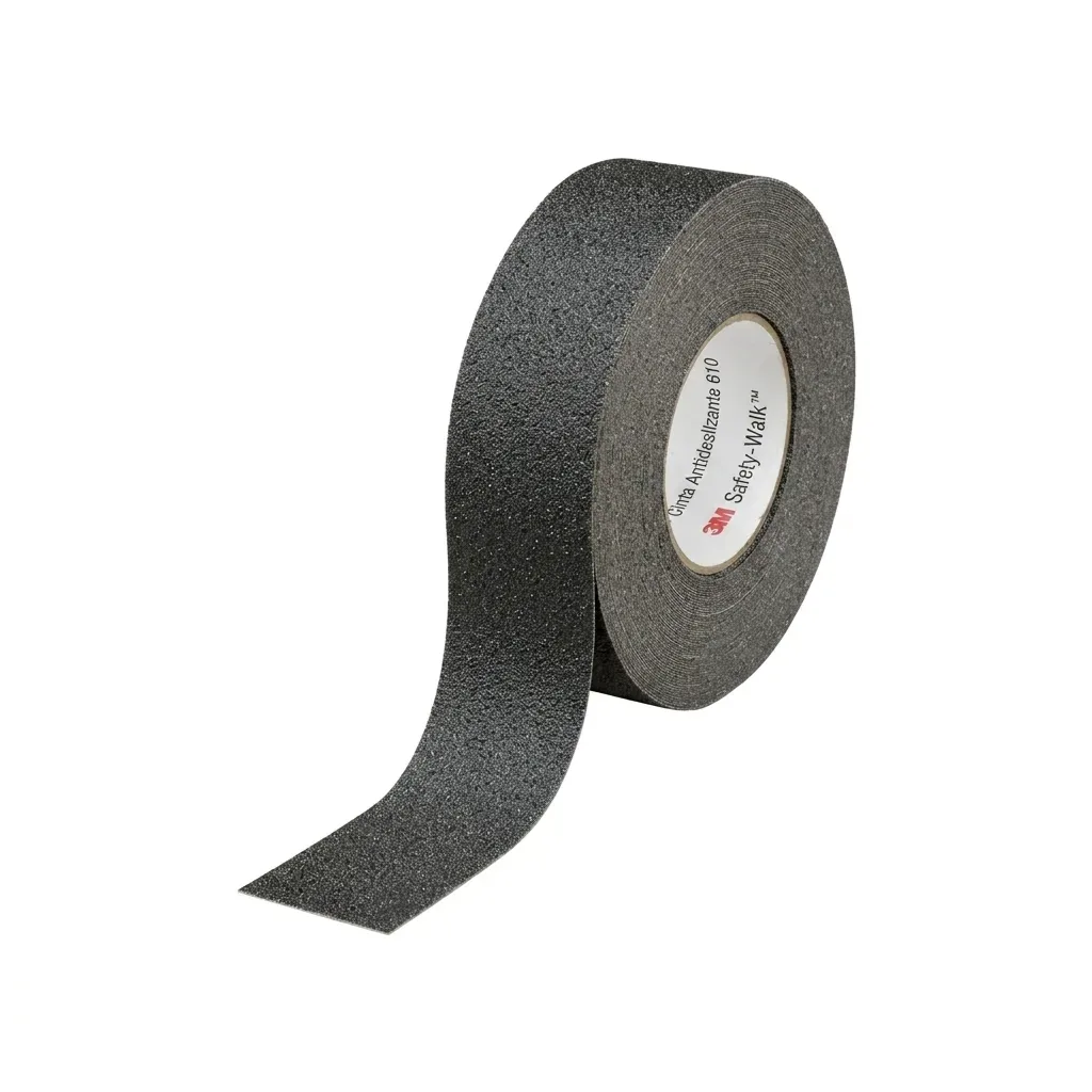 3M™ Safety-Walk™ Cinta Antideslizante de Propósito General 610, Negra, 2 in