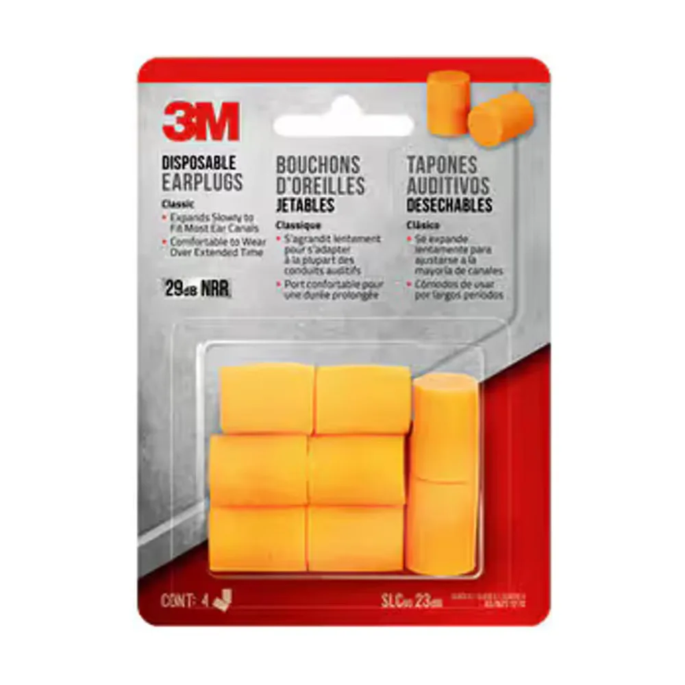 3M Tapones Auditivos Clásicos Desechables 90580H4-C