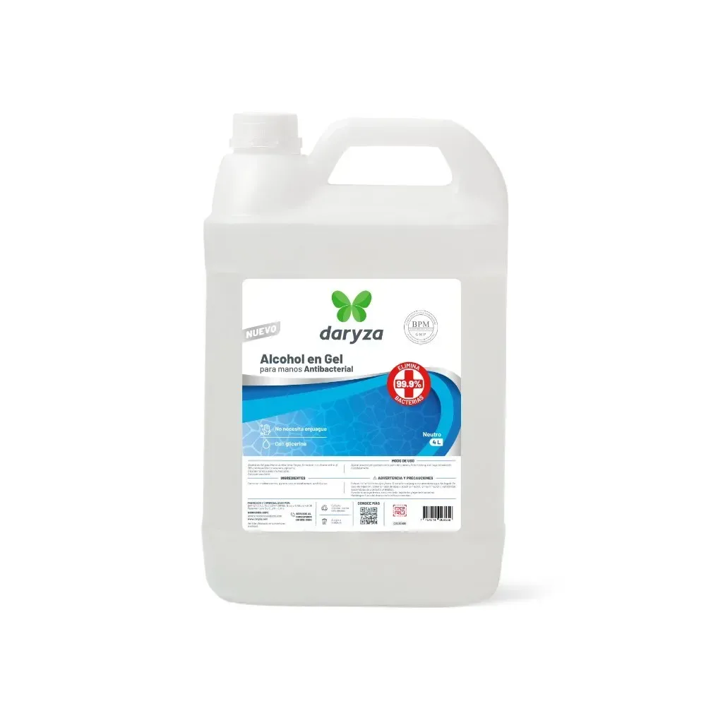 Alcohol Gel para Manos Daryza x 4 L
