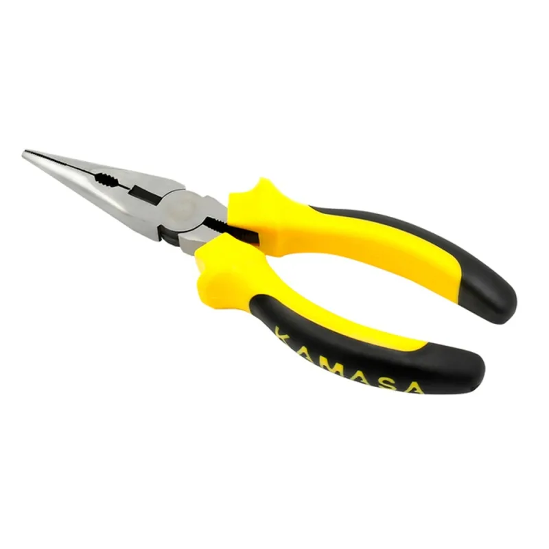 Alicate de Punta y Corte Kamasa KM002 6" 152 mm Acero con Mango Bimaterial Antideslizante
