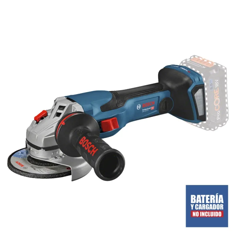 Amoladora Angular Bosch GWS 18V-15 C 5" Brushless (Solo Cuerpo)
