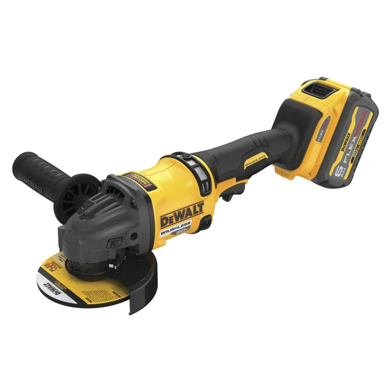 Amoladora Angular DeWalt DCG418T2-B2 de 5" 60V FlexVolt con 2 Baterías 6.0 Ah · foto 7