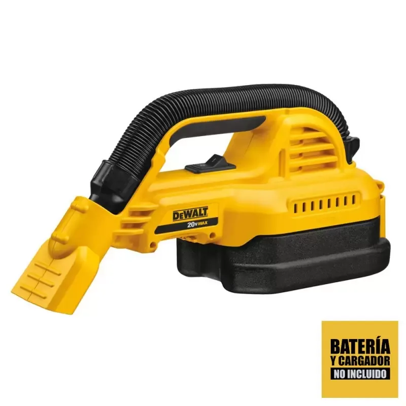 Aspiradora Inalámbrica DeWalt DCV517B 20V Seco y Húmedo 1.9 L con Filtro HEPA (Baretool)