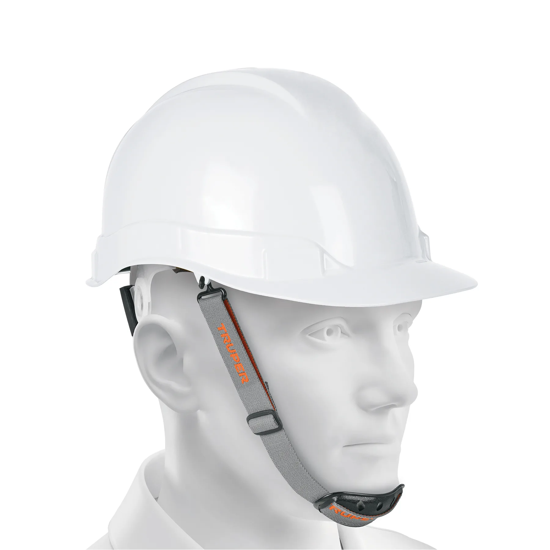 Barboquejo con barbilla para casco de seguridad industrial, TRUPER