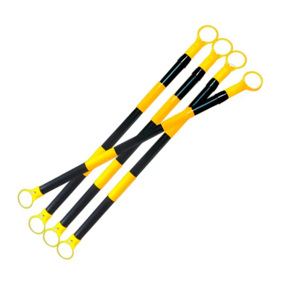 Barra Retráctil Negro y Amarillo Tecseg