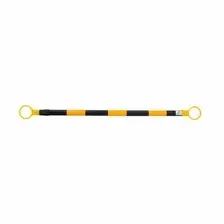Barra retráctil para conos de 1.3 a 2.2 m STEELPRO amarilla y negra