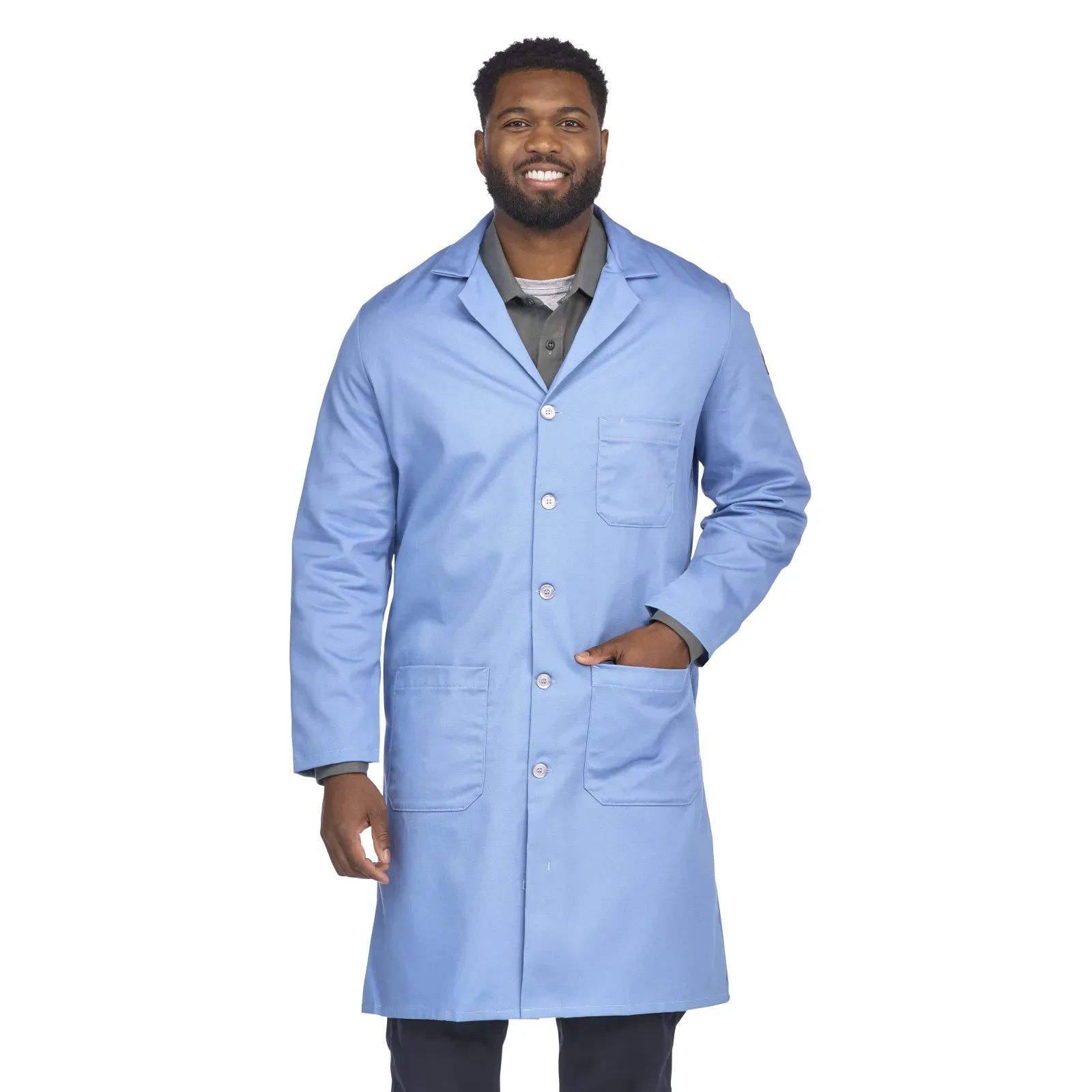 Bata de Laboratorio Ignífuga Bulwark KEL2LB 7.7 cal/cm² NFPA 2112