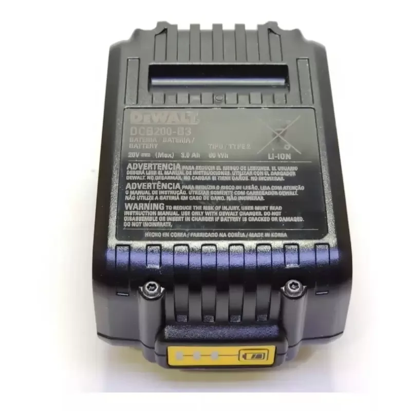 Batería de ion de litio DeWalt DCB200-B3 de 20V y 3.0 Ah para plataforma 20V MAX · foto 7