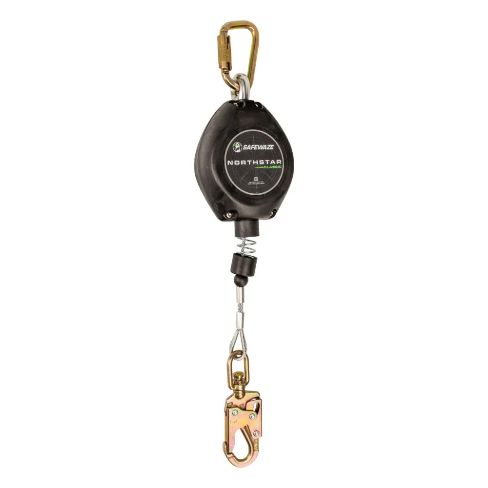 Bloque Retráctil de Acero Safewaze Northstar Classic 30' (FS-FSP1230-G)