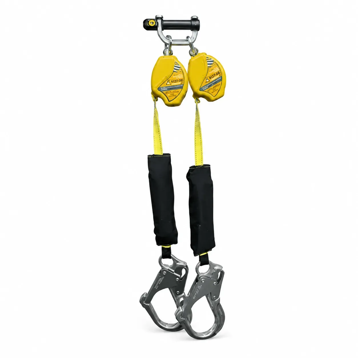 Bloque Retráctil Doble N-9127-06 (1.8 m, cinta Kevlar/aramida)