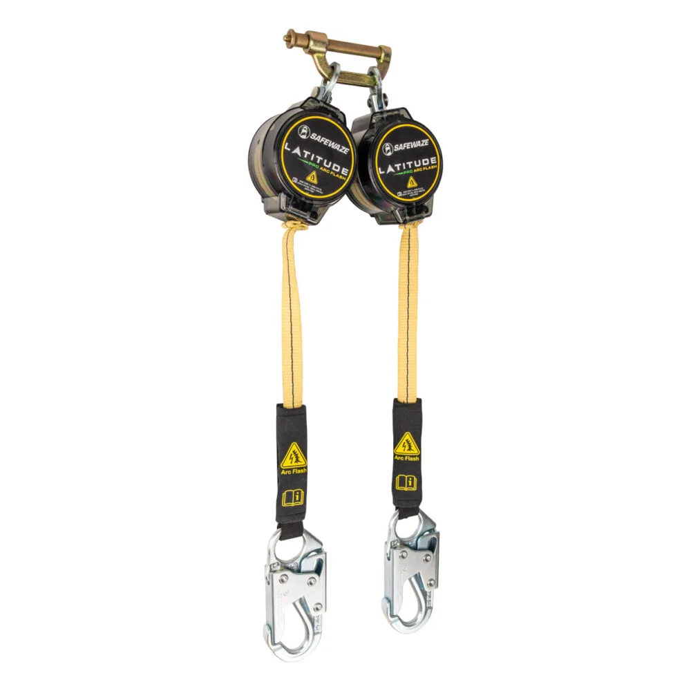 Bloque Retractil Para Ignifugo Doble Cinta Kevlar De 7 pies (2 Metros) Mod 020‐5214 Safewaze