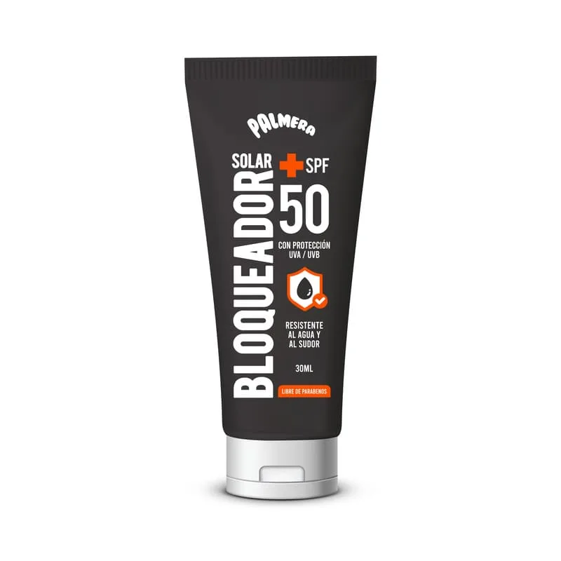 Bloqueador Solar Palmera SPF 50 Resistente al Agua 30ml