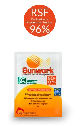 Bloqueador Solar Sunwork FPS 50+/PPD+++ Sachet