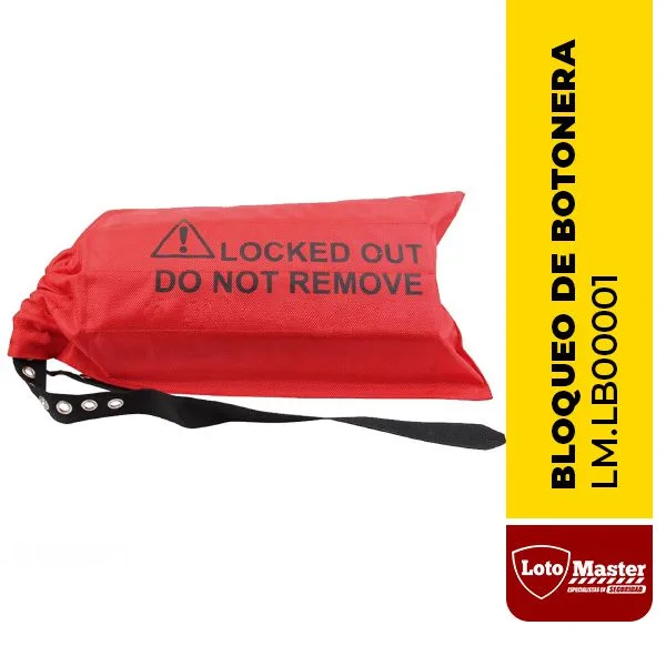 Bloqueo de botonera colgante tipo bolsa (bolsa de bloqueo de seguridad)