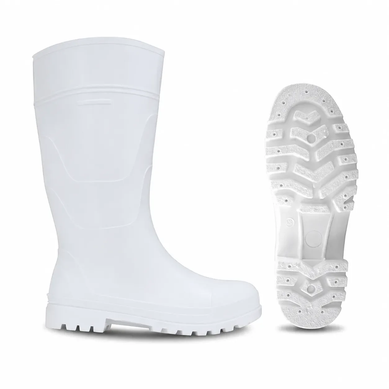 Bota Blanca Xtreme PVC con Puntera de Acero