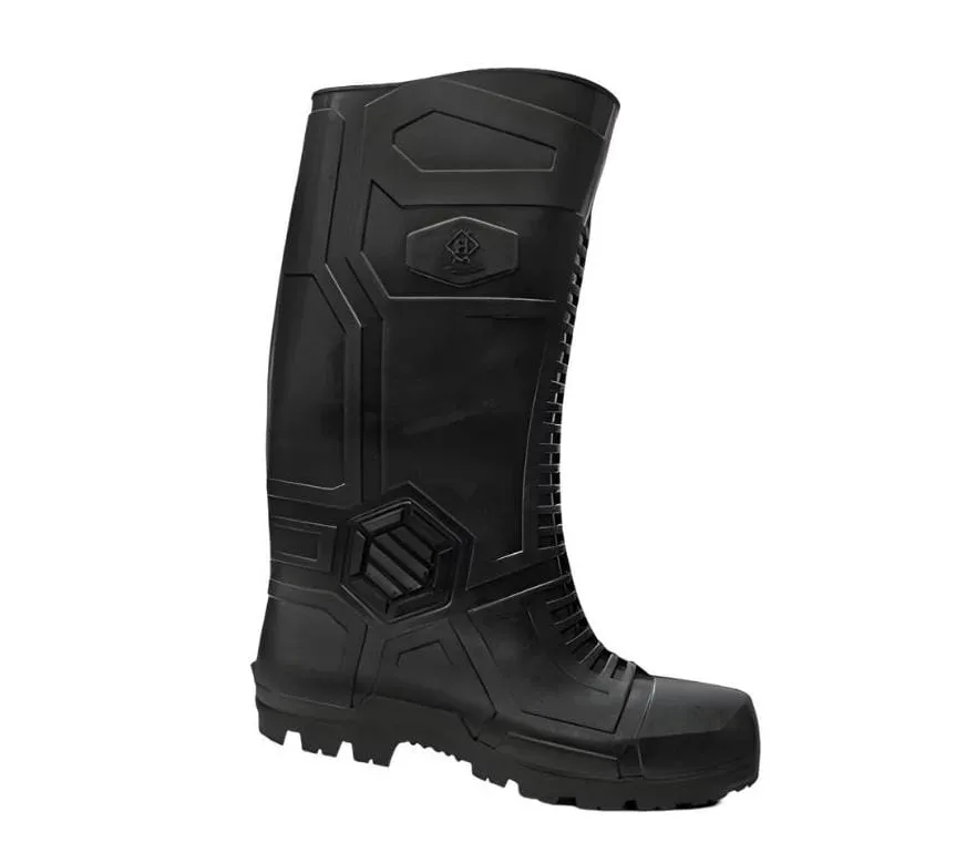 Bota de Jebe Negro Holz Stein N202-1