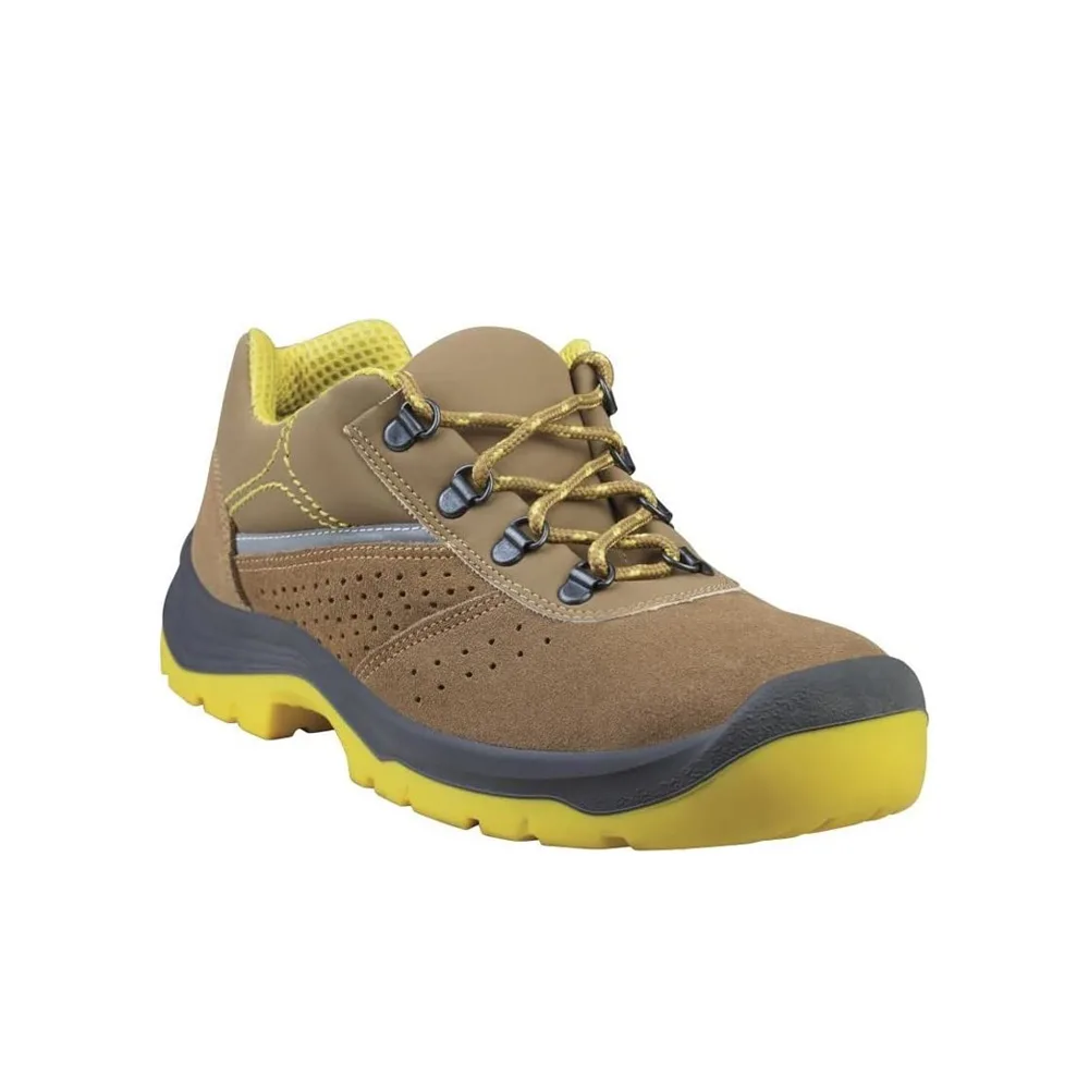 Bota de Seguridad Delta Plus Rimini 4 S1P SRC (piel serraje afelpado perforada)