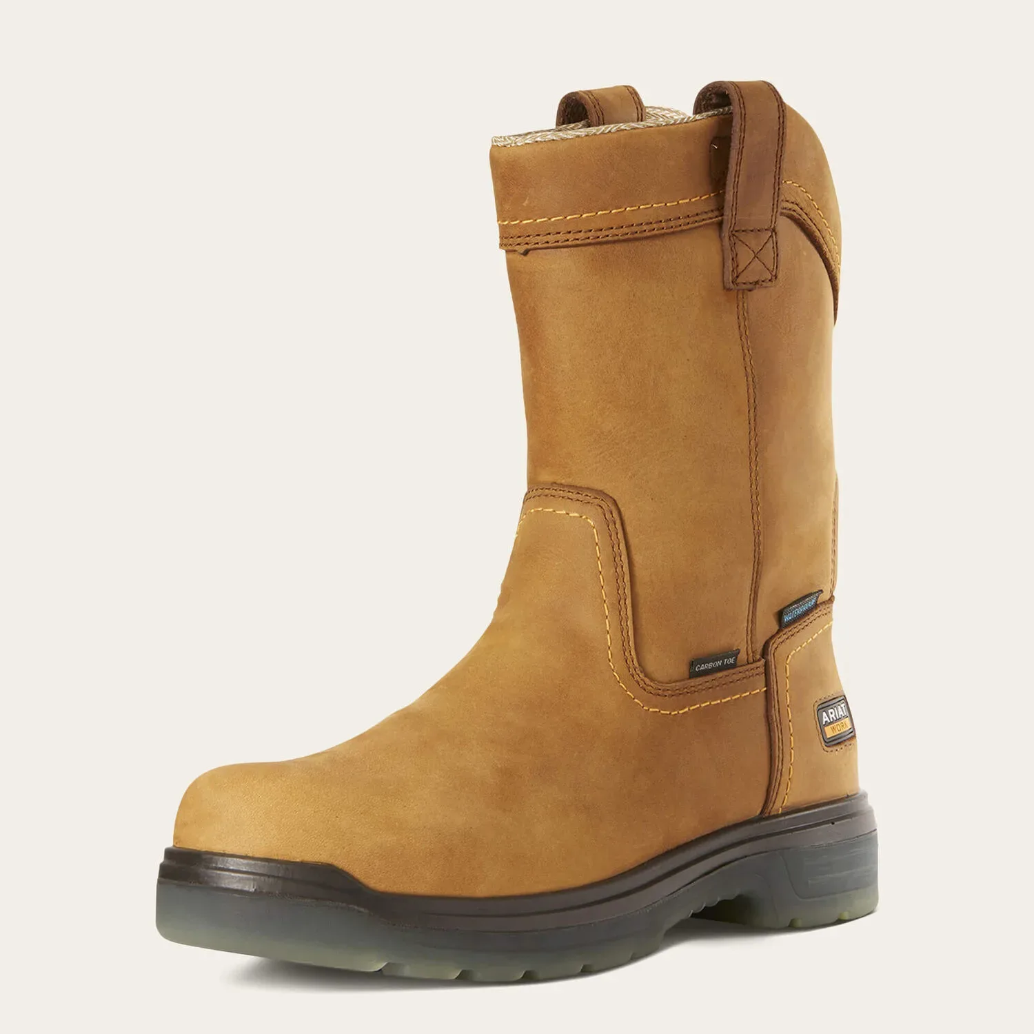Bota de Trabajo Ariat Work Turbo Pull-On Impermeable con Puntera de Carbono