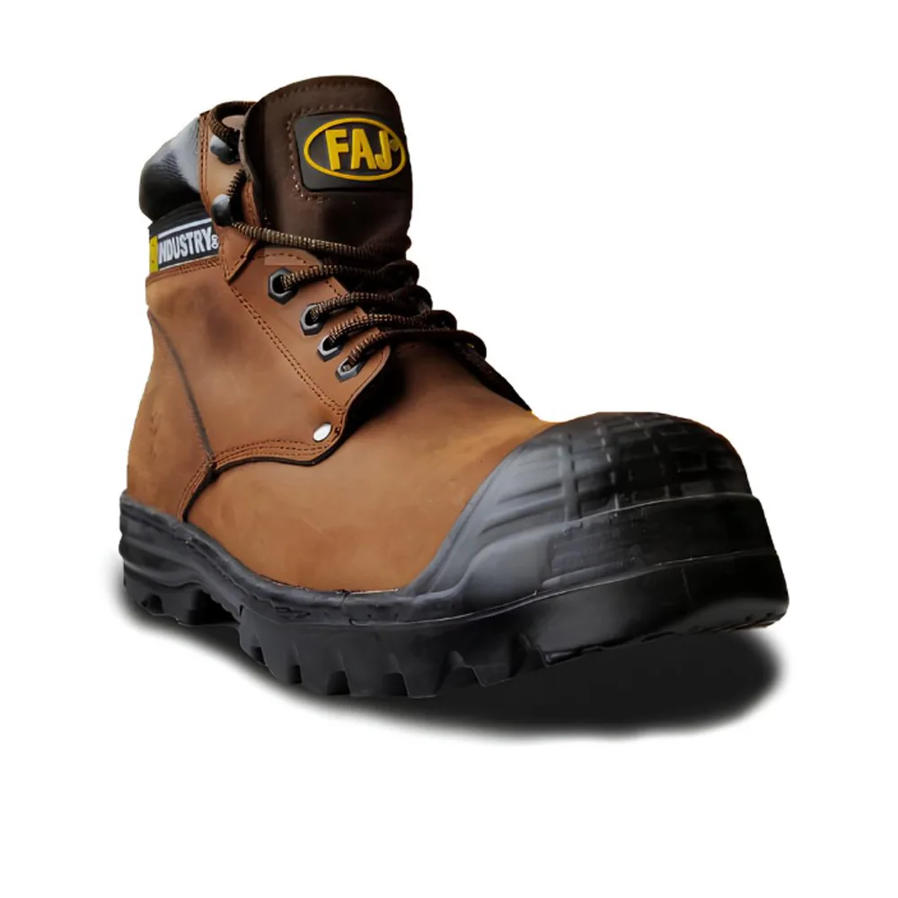 Botin de Seguridad Chocolate Reforzado FAJ