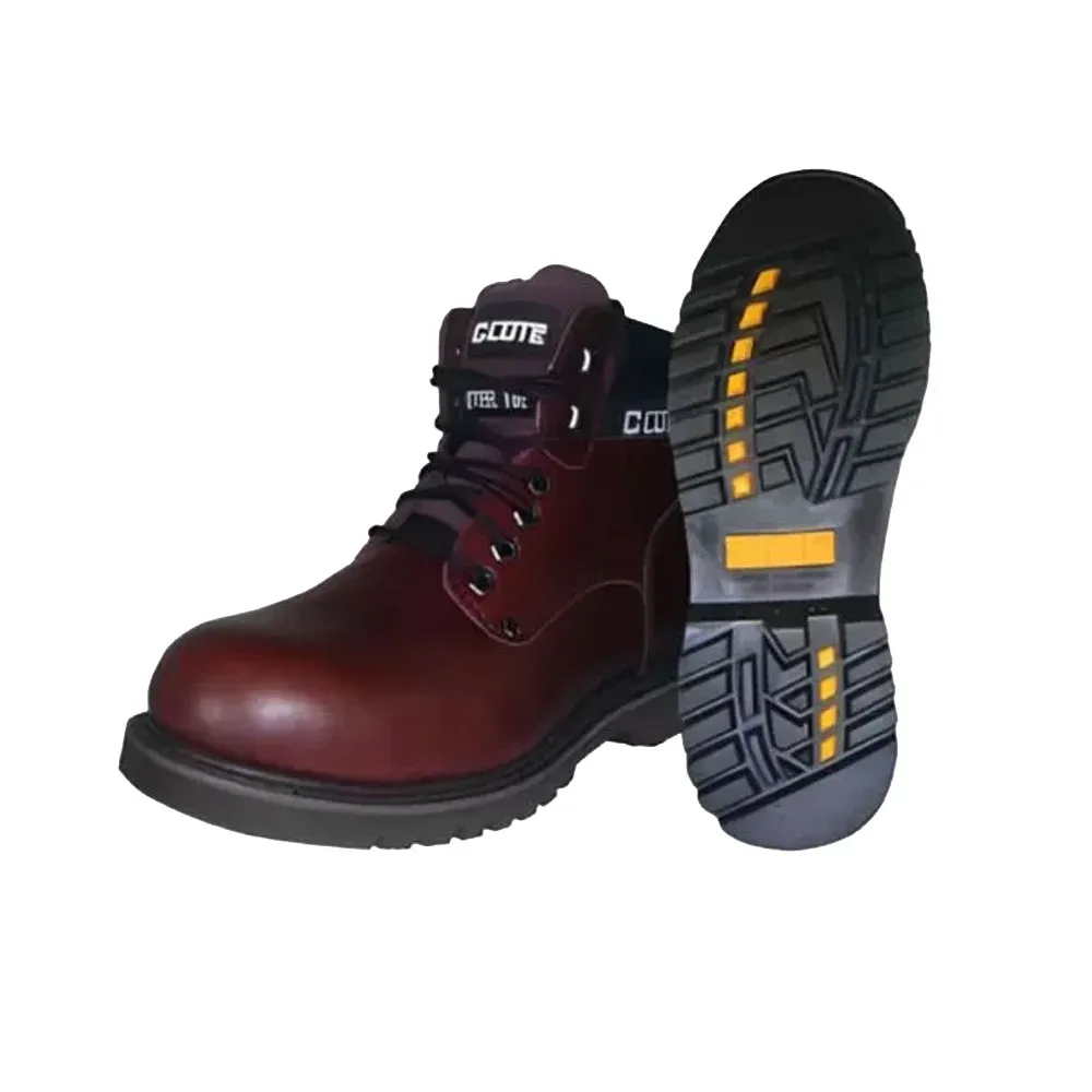 Botín de seguridad de cuero nubuck con punta de acero CLUTE Titan ST