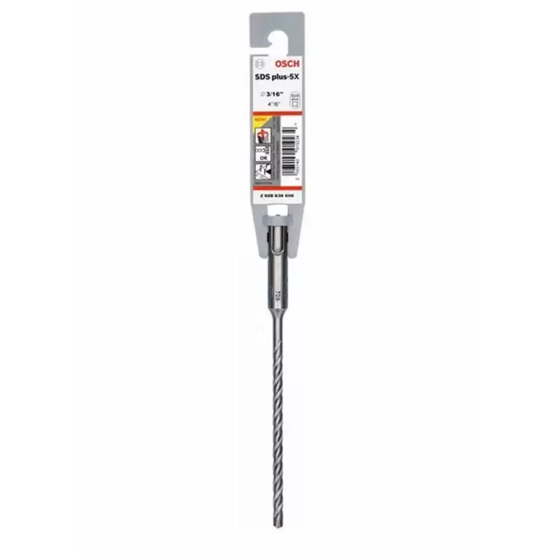 Broca Bosch SDS Plus-5X de 4.8 mm (3/16") x 4" x 6" para Concreto Armado