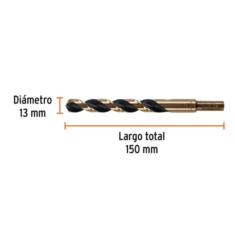 Broca HSS Truper 14337 13 x 150 mm para Metal · foto 2