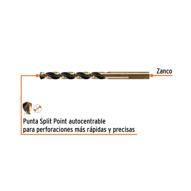 Broca HSS Truper 9 x 130mm para Metal · foto 3