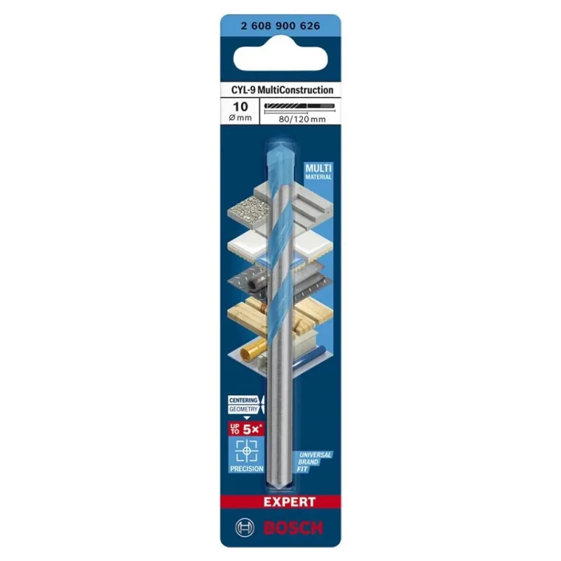 Broca Multi-Material Bosch CYL-9 10mm Punta de Carburo · foto 2