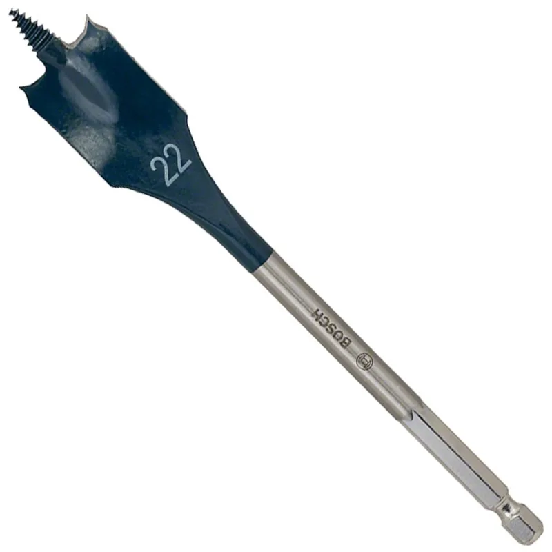 Broca Paleta Bosch 22mm para Madera, Encastre Hex 1/4"