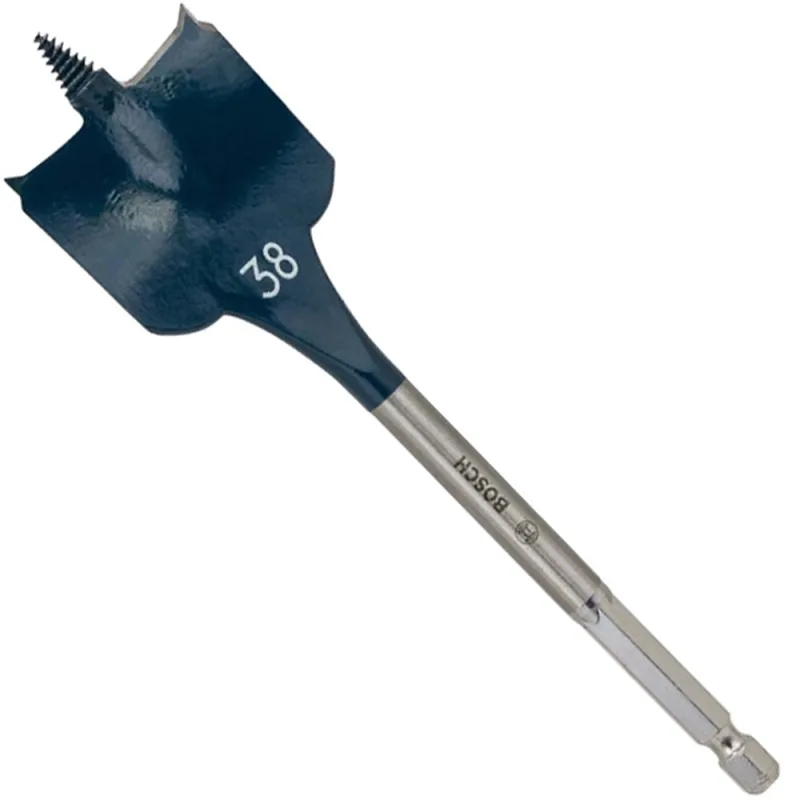 Broca Paleta para Madera Bosch 38 mm x 152 mm con Vástago Hex 1/4"