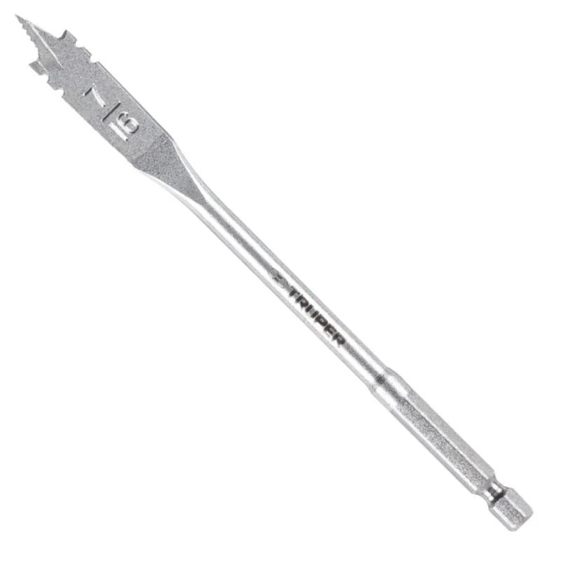 Broca Paleta Truper 11369 7/16" x 6" para Madera