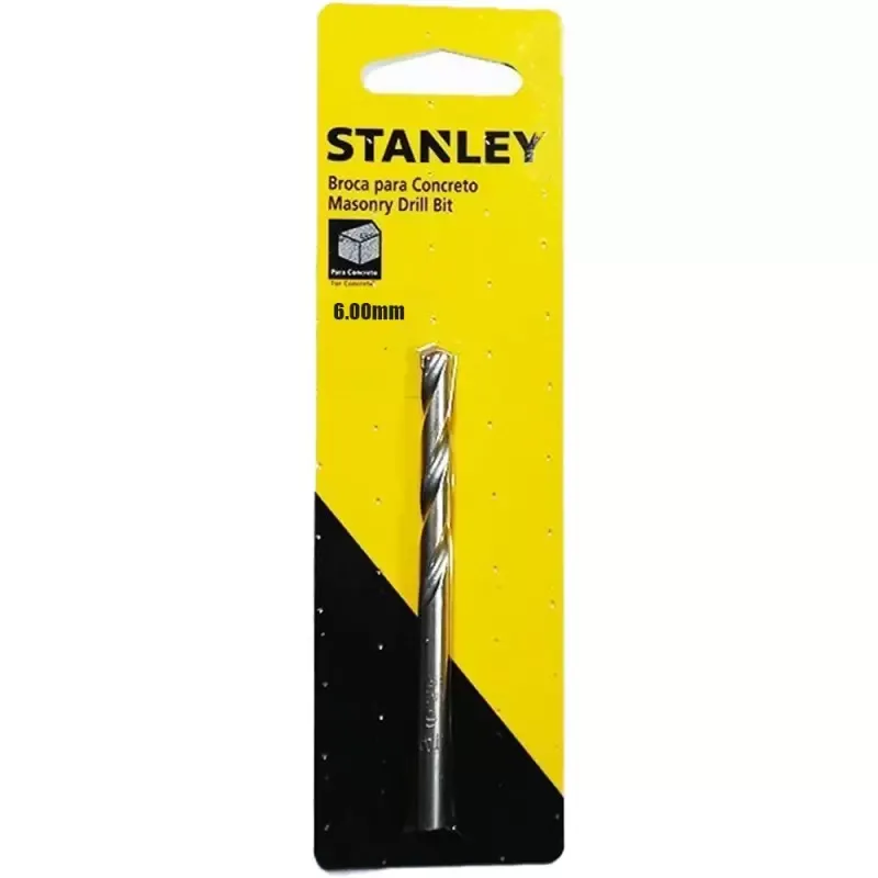 Broca para Concreto Stanley 6x100mm Punta de Carburo de Tungsteno