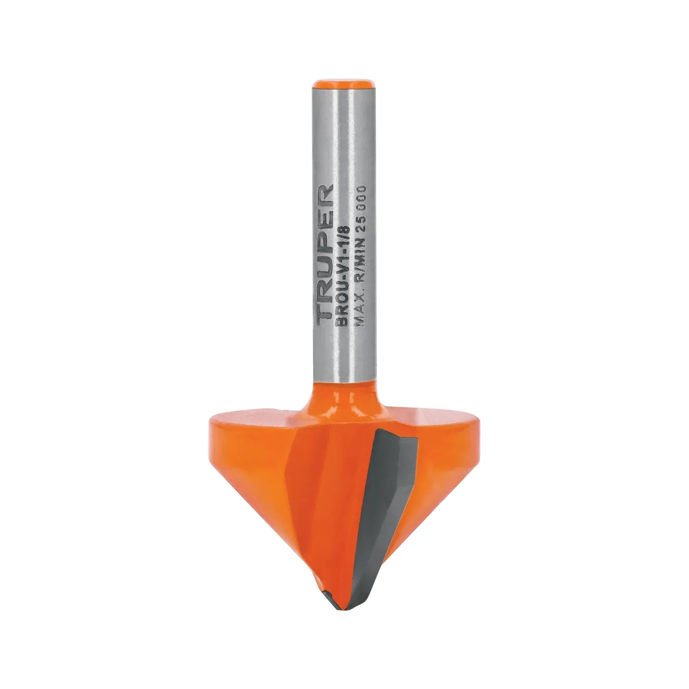 Broca para router, corte en "V", 1-1/8", TRUPER