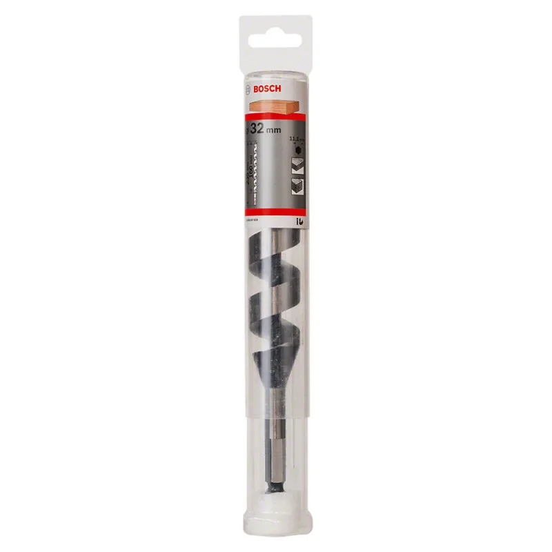 Broca Salomónica Bosch 32 mm Hex 7/16" 235 mm para Madera · foto 2