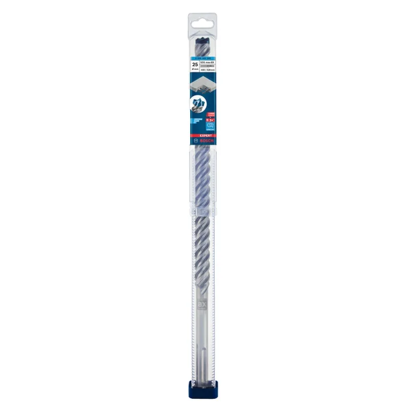 Broca SDS-Max Bosch 1" (25.4mm) x520mm Carburo de Tungsteno