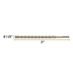 Broca SDS-Max Truper 1 1/8" x 16" x 21" para Concreto · foto 2