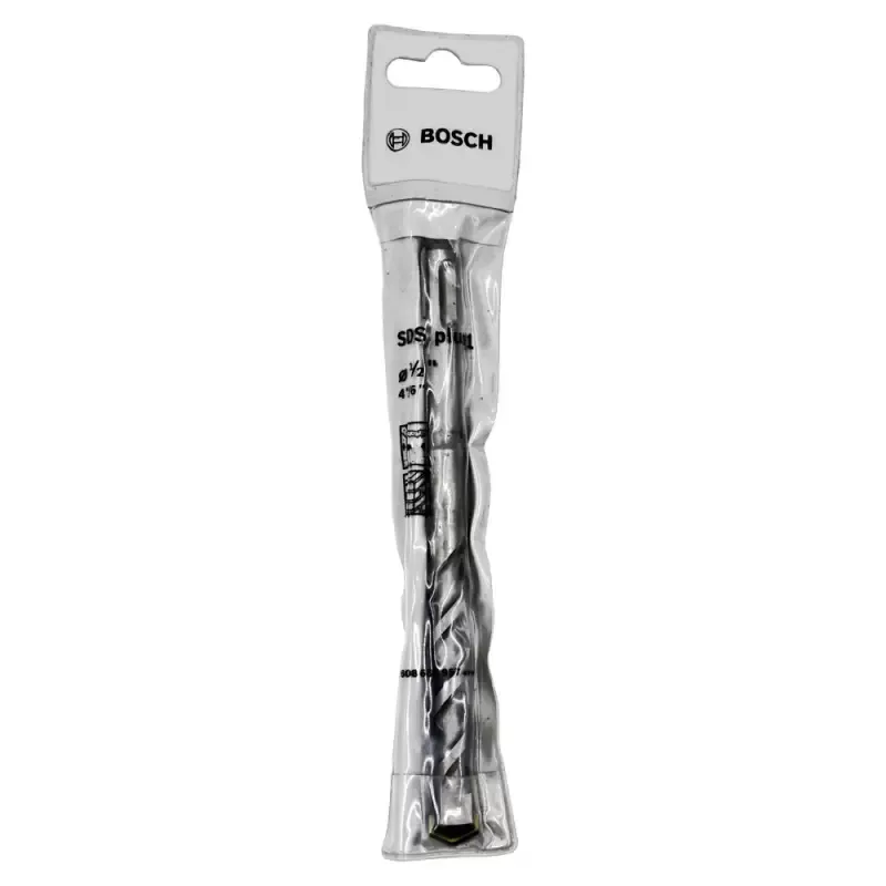 Broca SDS Plus-1 Bosch 2608.685.957-000 de 12.7 mm (1/2") x 6" para concreto