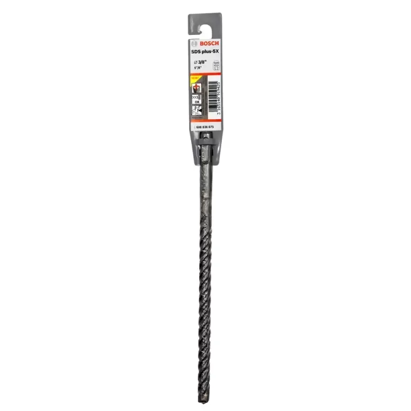 Broca SDS Plus-5X Bosch 2608.836.675-000 de 3/8" x 6" x 8" para Hormigon Armado