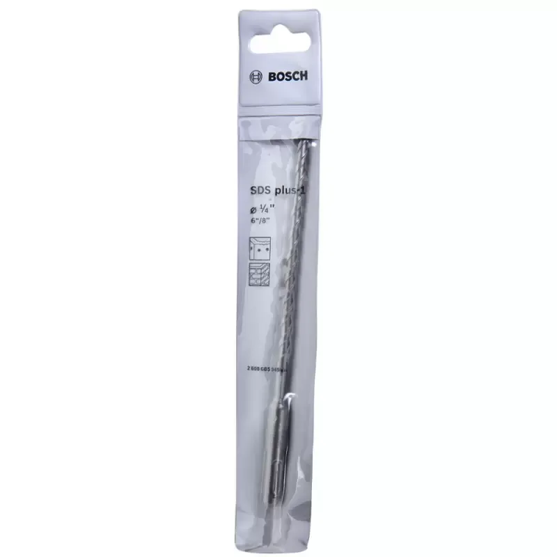 Broca SDS Plus Bosch SDS plus-1 de 6.4 mm (1/4") x 6" x 8" para Concreto