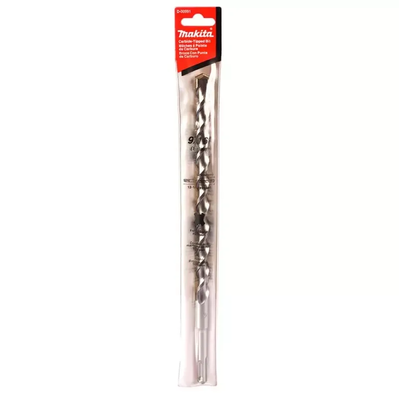 Broca SDS Plus Makita Pro Line D-00991 de 9/16" x 12-1/2" para Concreto